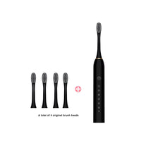 Electric Ultrasonic Toothbrush Six Speed Mode Home Soft Hair USB Charging Waterproof Adult Tooth Cleaner Automatic Couple Set